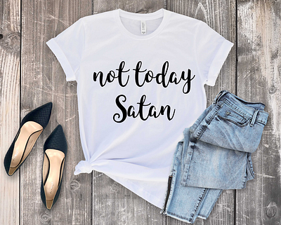 Not today tee design lettering tee tee shirt tshirtdesign typography