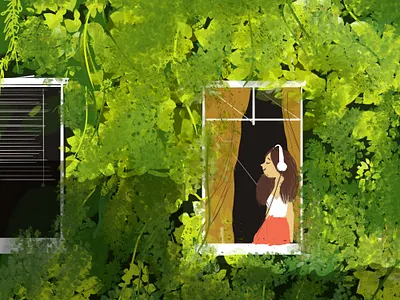 SONG GARDEN digital art digital brushes digital painting garden painting painting brushes photoshop song wacom