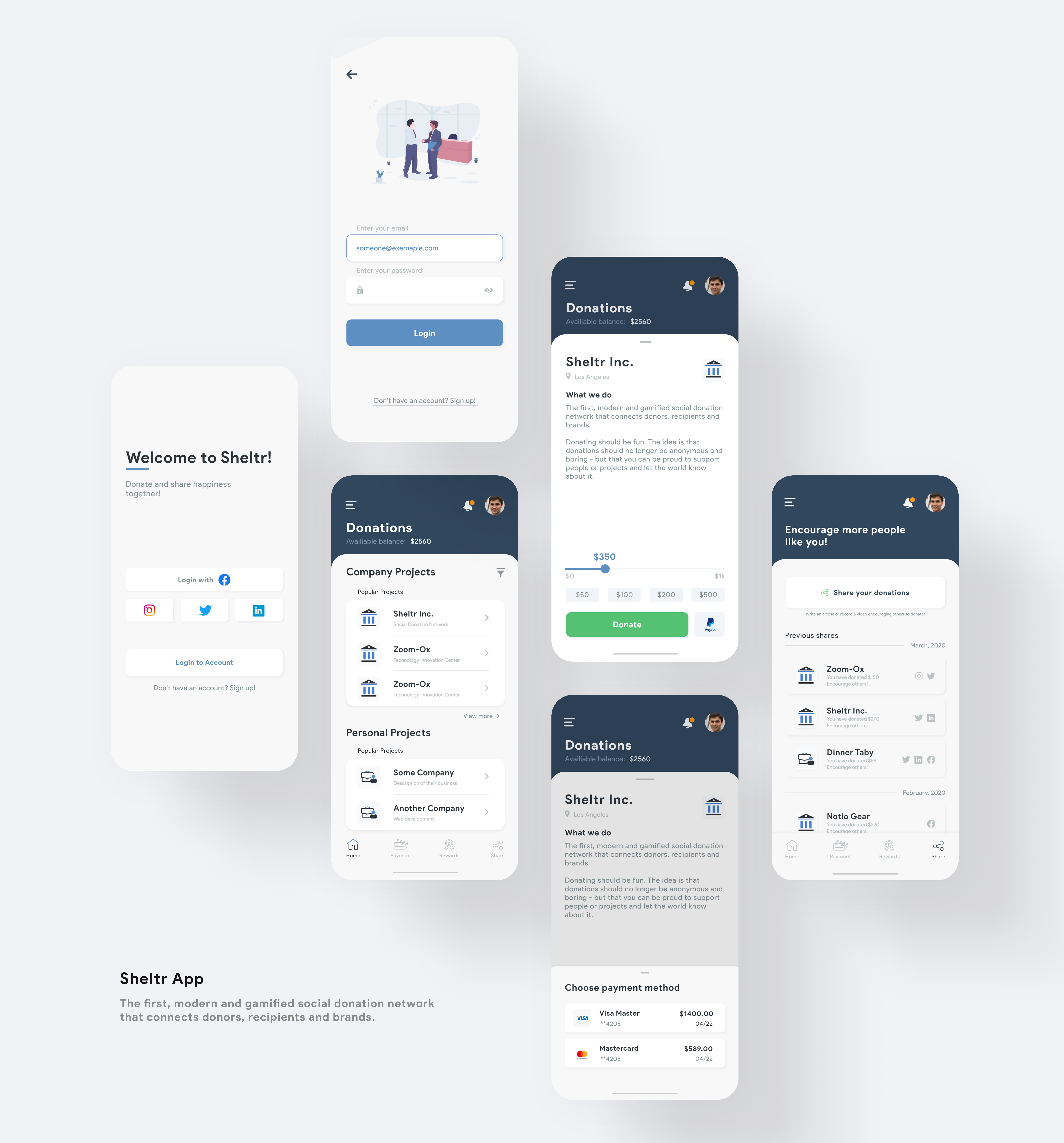 Example of UI/UX Design: Starter Package