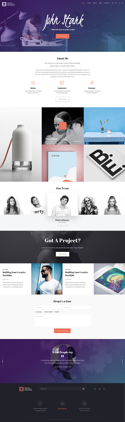 Zpholio – Freelancer Portfolio WordPress Theme! agency business elementor landing portfolio theme ui web webdesign website wordpress