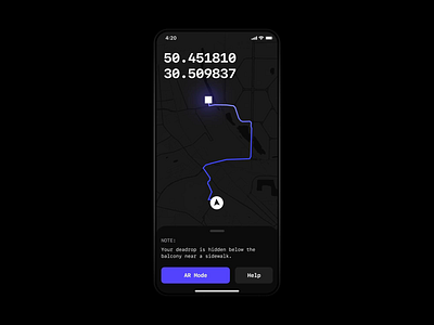 Darkstore App – Map Interaction after effects animation app dark dark mode design figma interaction location map mobile app motion ui