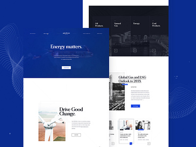 Paicu & Sons Website energy interaction design landingpage minimal oil typography ui ux web webdesign webpage website website design