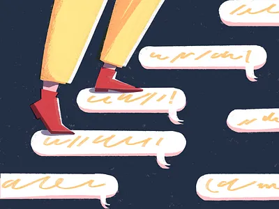 Sharing Experiences advertising branding character design digital editorial editorial illustration illustration illustrator limited palette