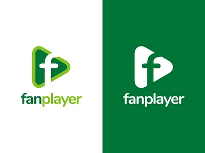 Fanplayer Logo Design app branding contribution contributor design fanplayer graphic graphics icon identity illustration logo play player utopian vector