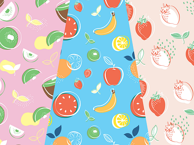 Fruity Wallpapers April fruit fruity illustration illustration art pattern patterns studio ilonaa wallpapers