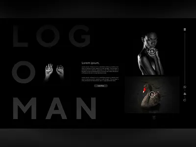 UI Learning black branding branding agency coding creative creative agency creative design designer designer logo fashion landing page landing page ui logo photography programmer ui uiux web webdesign