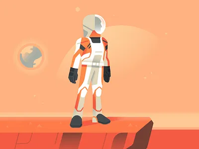 SCIENTIFIC AMERICAN nov'19 issue article page illustration mars sci fi science scientific american space technology