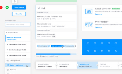 UX/ UI Adintar - Sistema de interfaz bank banking branding design finance sketch ui ux web web design