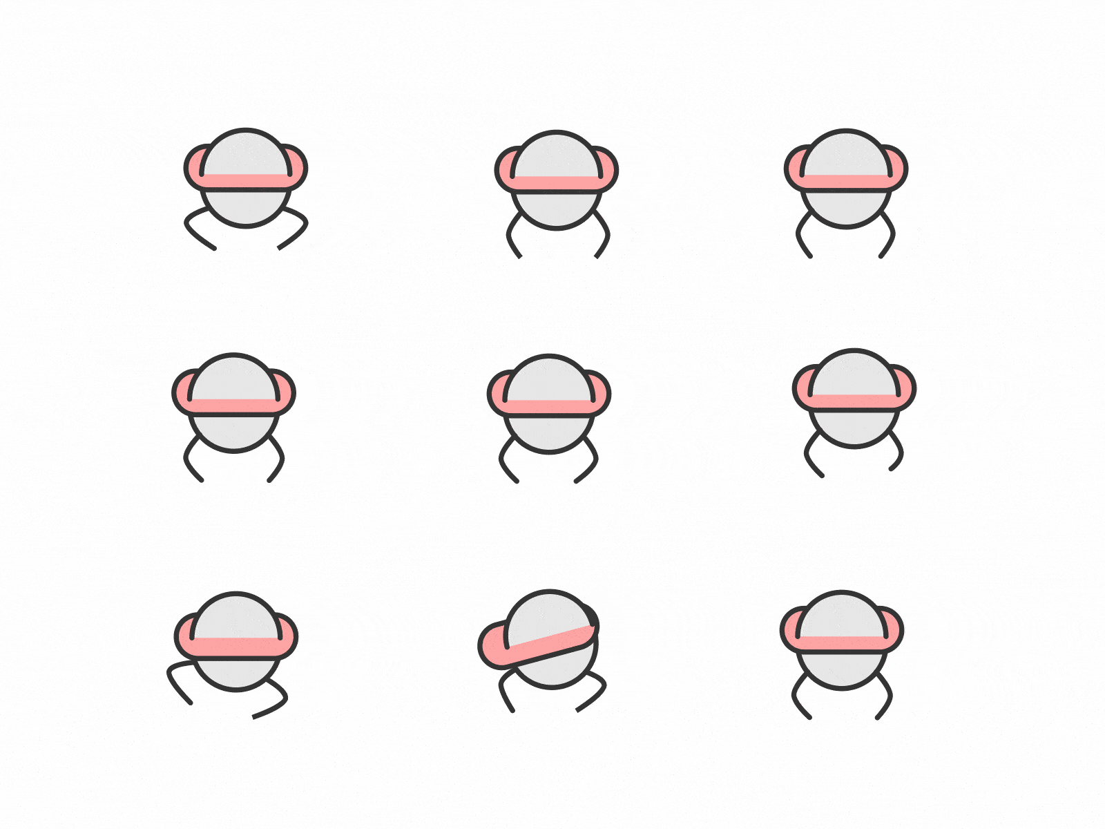 Tefiggo icons aep after effects charcater creative icons excersize funny iconography icons icons pack icons set lottie tefiggo yoga