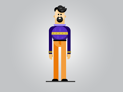 Flat Character Design adobe illustrator character design flat illustration vector