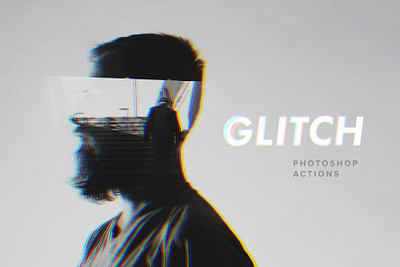 Glitch Photoshop Actions adobe adobe photoshop design double exposure doubleexposure glitch graphics image editing instagram lightroom photo editing photo effects photographer photography photoshop photoshop action photoshop actions photoshop effects photoshop preset social media