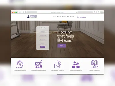 Affordable Floors | Website Design business business website developer eco floor flooring home restoration sparkweb ui ux web web design webdesign website website design websitedesign websitedesigner websites wordpress