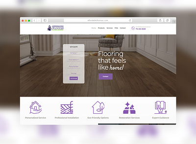 Affordable Floors | Website Design business business website developer eco floor flooring home restoration sparkweb ui ux web web design webdesign website website design websitedesign websitedesigner websites wordpress