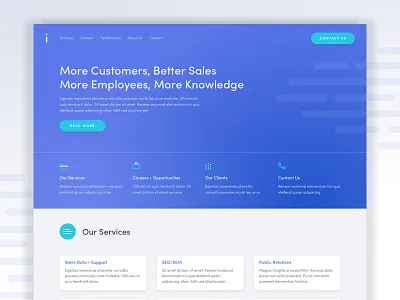 Data Analytics Agency Homepage analytics dailyui data data analytics design header homepage icon iconset landing services website