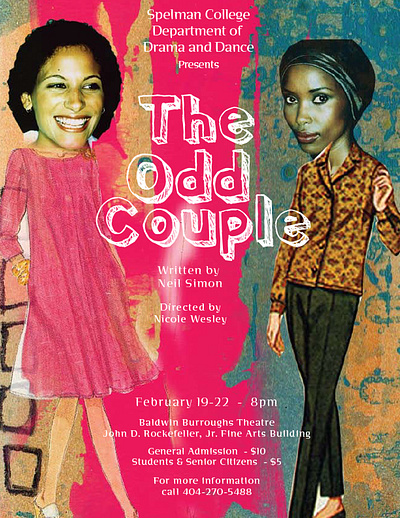 oddcouple adobe illustrator graphic design