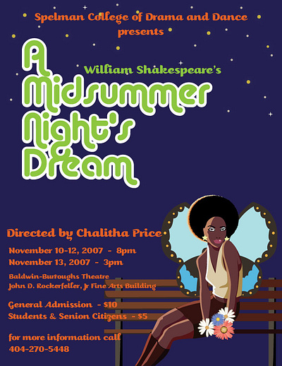 midsummer1 adobe illustrator flier illustration