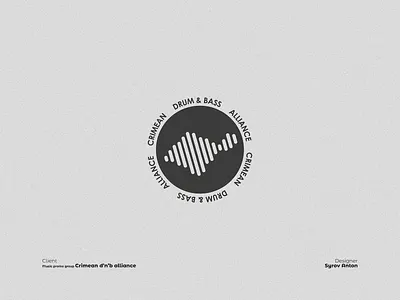 Logo Crimean Drum & Bass Alliance branding logo logo design logotype