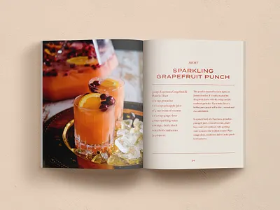 Esperanza | Mocktail Recipe Book brand design collateral editorial design instructions magazine mocktail print collateral print design recipe book