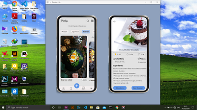 Cooking app cook cooling design ui ux