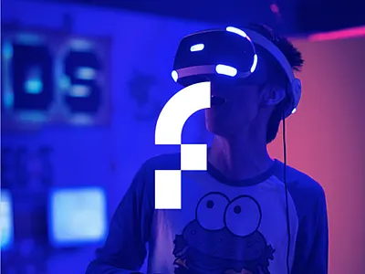 FourFront logo brand logo logo design minimal tech technology visual identity