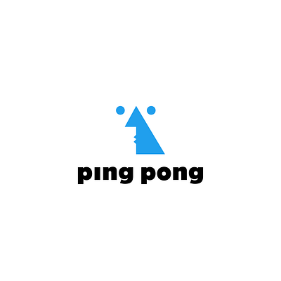 Ping Pong - Social Media Website 50 days logo challenge brand branding comunication dailylogochallenge design dlc face icon identity illustrator logo online ping pong pingpong social media design social network vector