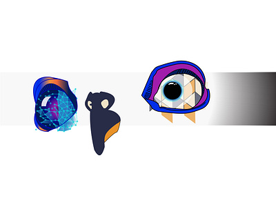 Owl Vision animal bird colors eyes galaxy geometry illustration network owl portuguese tiles sharp vibrant