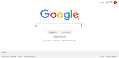 Google landing page branding web design web ui