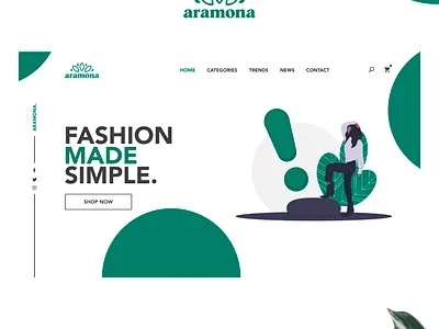 Aramona branding design identity illustration logo ui design ux webdesign
