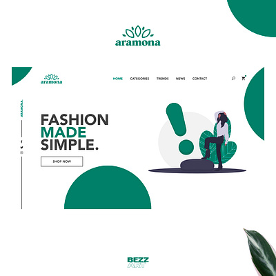 Aramona branding design identity illustration logo ui design ux webdesign