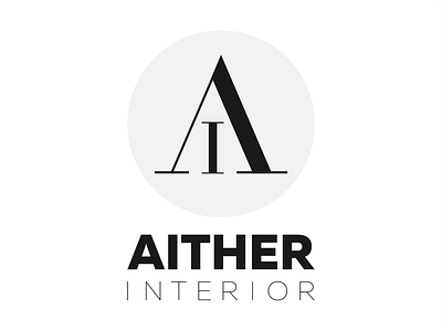 Logo for Aither Interior brand identity branding design inspiration design logo identity branding identity design instagram branding instagram logo interior design interior design brand interior design branding interior design logo interiror logo logo design monogram monogram logo