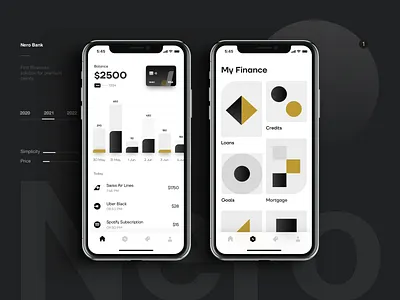 Premium Bank. Nero Banking App bank banking card design concierge corporate banking credit card design debit card finance advisor financial app fintech graph luxury money management money transfer payments premium banking premium credit card spendings tracker visa card wallet