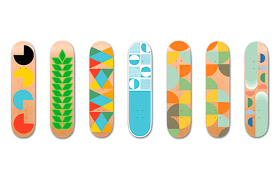 SKATE ART diseño grafico geometric art graphic design illustration illustrator ilustración retro skateart ui vector vintage