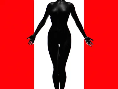 ASCENT 3d 3d art 3d artist 3drender 3drendering abstract abstract art black black white blender blender 3d blender3d blender3dart blendercycles female float minimal red woman