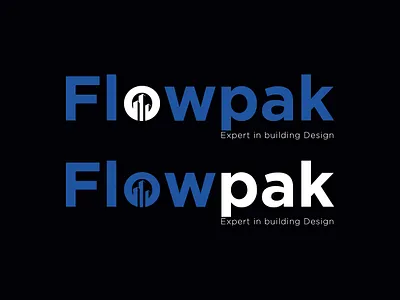Flowpak Logo Design brand brand design brand identity branding logo corporate identity illustration it service logo design logo designer logos