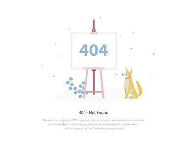 404 Not Found canvas dog error 404 error page not found