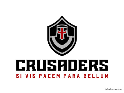 Crusaders Identity Lockup badge design branding cross crusaders identity knights lgoo lockup ltdesignsss mascot shield sports sports branding sports design sports identity sports logos visual identity