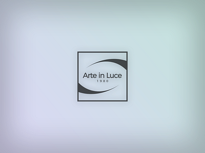 arte in luce 1980 art arte light logo luce