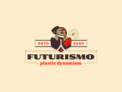 Futurismo branding branding design female fierce future logo woman