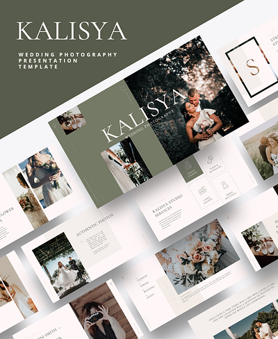 KALISYA – Wedding Photography Powerpoint Template beautiful bouquet bride card celebration decoration decorative design elegant floral flower garden green invitation love marriage nature party photography powerpoint romantic