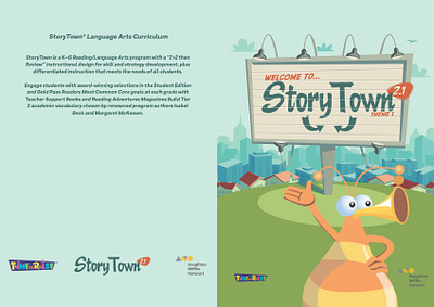 StoryTown 2.1 Cover - Illustration, Typography adobe art clean design graphic design illustration illustrator typography vector