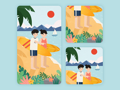 Summer illustration