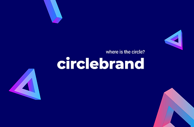 Where is the circle? 3d branding design graphic graphic design illustration logo