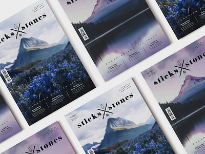 Sticks & Stones Magazine design logo magazine cover magazine design typography