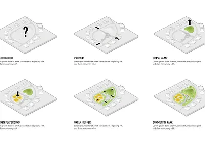 BIG Concept Diagrams architecture architecture visualization concept diagrams concept diagrams graphic design illustration landscape architecture landscape design vector
