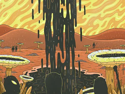 Star Man aliens character drawing illustration new zealand sketchbook story