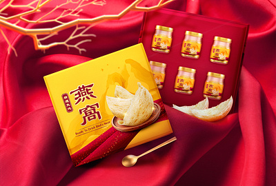 Premium Bird's Nest Packaging | 包 装 设 计 illustration packaging design