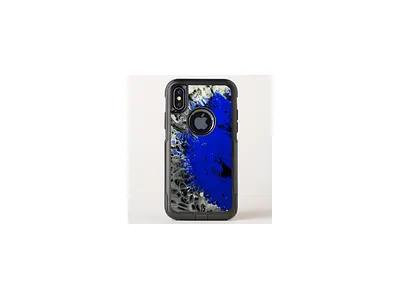 Luminous Gore (blue) - OtterBox iPhone Case abstract art abstract design acrylic painting apple black blue fluid design illustration iphone iphone case liquid phone case phones print design samsung galaxy silver splash splatter visual art visual design