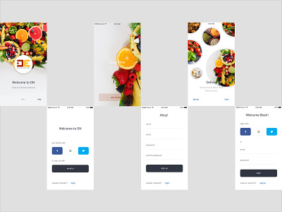 Coming Soon app mockup ui uidesign ux vegetable