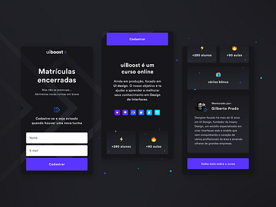 uiBoost #challenge01 app dark ui ui ux