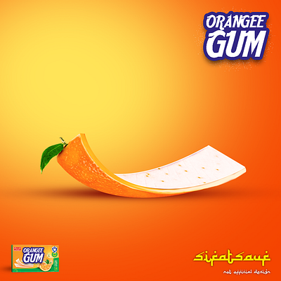 Orange Gum Manipulation bangladesh compositing design manipulation photoshop sifatsauf